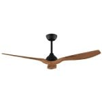 Ventilatore da soffitto Cecotec Energysilence Aero 5200 BlackWood 52" 36W DC motore nero/legno