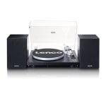 Lenco LS-500bk - Giradischi con amplificatore integrato e Bluetooth® Plus 2 altoparlanti esterni - Nero Lenco LS-500bk - Giradischi con amplificatore integrato e Bluetooth® Plus 2 altoparlanti esterni - Nero