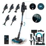 Aspirateur sans Fil Cecotec Conga Rockstar 11500 Odyssey ErgoWet Connected IA 850W 100 min Allergies