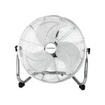 Bastilipo - Ventilatore Industriale da Terra 30 Cm, Cromo, 40 W, 3 Velocità, Indiano