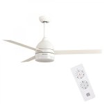 Ventoinha de Teto com Luz Grunkel SKYECO-42 25W 106cm 6 Velocidades Comando Temporizador