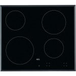 Placa AEG HK624000FB vitrocerâmica 60 cm 4 zonas vidro preto