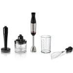 Bosch Series 6 MSM6M623 mixeur Mixeur plongeant 1000 W Noir, Acier inoxydable