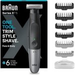 Tondeuse Multifonction Braun XT5200 Sans Fil 45min Sec et Mouillé 6 Sabots