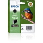 Tintenpatrone Epson T1591 Schwarz Foto Original Stylus Photo R2000 17 ml