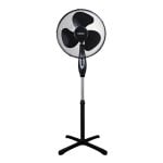 Ventilatore a piantana Haeger Cross Wind 45W 130cm Nero oscillazione 90°