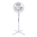 Ventoinha de Pé Haeger Cross Wind SF-16W.011A 45W 40cm 3 Velocidades Oscilação 90° Silenciosa