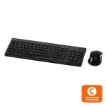 Tastiera Hama Trento Mouse incluso RF wireless Nero