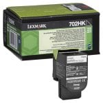 Cartucho de Tóner Original Lexmark 702HK Negro