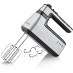 Severin HM 3843 Batidora Amasadora sin Cable 100W Negro/Plata