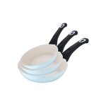 Ensemble de poêles à frire en aluminium bleu clair San Ignacio Menorca Sg