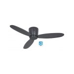 Ventilador de Teto CasaFan 311284w Eco Plano II 112cm Preto Wi-Fi DC