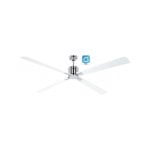 Casafan Eco Neo III 180cm 948409W Weiß / Weiß und Hellgrau WiFi Deckenventilator