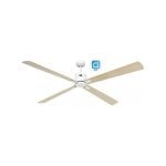 Ventilatore Da Soffitto Con Wifi Casafan Eco Neo Iii 180cm 943426w Acero/Acero E Faggio