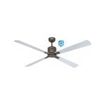 Ventilatore Da Soffitto Con Wifi Casafan Eco Neo Iii 152cm 949337w Wengué / Wengué E Silver
