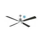 Deckenventilator CasaFan Eco Neo III 152cm WiFi Wengué Silber DC Motor