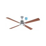 Casafan Eco Neo III 152 cm 948303 W Schwarz / Schwarz und Teak WiFi Deckenventilator