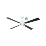 Deckenventilator CasaFan Eco Neo III 152 cm WLAN DC Motor Nussbaum/Kirsche