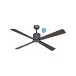 Casafan Eco Neo III 132cm Deckenventilator mit WLAN 952242w Motor Basaltgrau/Silber und Wenge
