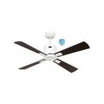 Casafan Eco Neo III 103cm 943141W Deckenventilator Motor Weiß Wengue und Grau mit WLAN