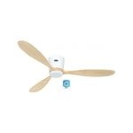 Ventilador de Teto CasaFan 313292w Eco Plano Wood WiFi 132cm 3 Pás