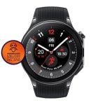 OnePlus Watch 2 Bluetooth GPS NFC 47mm AMOLED Preto Tamanho Único 5ATM+IP68 SpO2
