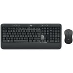 Logitech Advanced MK540 tastiera Mouse incluso USB QWERTZ Tedesco Nero, Bianco