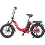 Bicicletta elettrica Fafrees F20 Motore 250 W 576 Wh Autonomia batteria 70 km Rossa