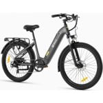 Dyu C1 Elektrofahrrad 26" Motor 250W Akku 36v10Ah Reichweite 60Km mit Scheibenbremsen Blau/Grau Dyu C1 Elektrofahrrad 26" Motor 250W Akku 36v10Ah Reichweite 60Km mit Scheibenbremsen Blau/Grau