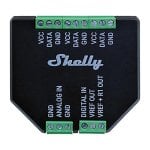 Relais Wi-Fi Shelly Plus Add-On Capteur température et humidité, Intérieur/Extérieur