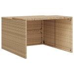 Vidaxl Casa De Robot Corta-Relva Sintético Bege 86x90x52/57cm