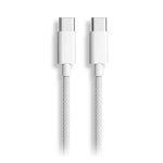 Câble USB-C 1Life pour iPhone 15 27W 1m Blanc Câble USB-C 1Life pour iPhone 15 27W 1m Blanc