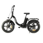 Bicicletta elettrica pieghevole Nilox X9 con ruote da 20" 26V 250W Nera
