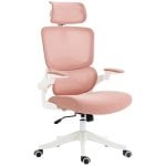 Vinsetto Silla De Oficina De Malla Giratoria Respaldo Alto 62x58x120-133 Cm Rosa Vinsetto Silla De Oficina De Malla Giratoria Respaldo Alto 62x58x120-133 Cm Rosa