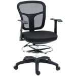 Vinsetto Silla De Dibujo Ergonómica De Malla Con Reposabrazos 59x59x95-115 Cm Vinsetto Silla De Dibujo Ergonómica De Malla Con Reposabrazos 59x59x95-115 Cm