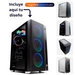 Tempest Umbra RGB Torre ATX Negra con 1 superficie personalizable