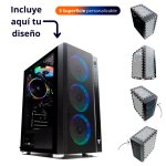 Tempest Umbra RGB Torre ATX Negra con 3 superficies personalizables