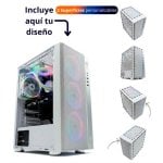 Tempest Umbra RGB Torre ATX Branca + Frontal Personalizável