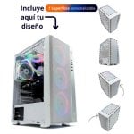 Tempest Umbra RGB Torre ATX Branca + Frontal e Vidro Lateral Personalizáveis