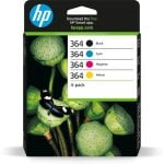 HP 364 CMYK COMBO 4ER-PACK SCHWARZ