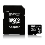 microSD Karte Silicon Power Elite 8GB UHS-I Class 10 Adapter