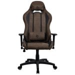 Chaise gaming Arozzi Torretta SuperSoft marron accoudoirs 3D cadre métallique