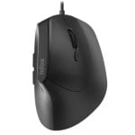 MOUSE USB VERTICALE CON CAVO NERO