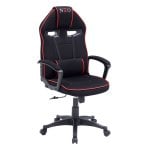 Adec Silla Gaming Neo Advance Tejido Tapizado Altura Regulable Negro/rojo 115-125x70x70 Cm