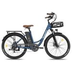 Fafrees F26 Lasting Bicicleta Eléctrica Motor 250W Batería 36V/20.3Ah Autonomía 160km Azul