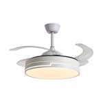 Ventilatore da soffitto Bel Air Robin 72W LED 108cm telecomando bianco