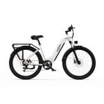 OneSport OT05 Bicicleta Elétrica Motor 250W Bateria 36V/18.2Ah Autonomia 60km Rodas 27.5" Branca