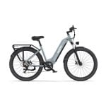 OneSport OT05 Bicicleta Elétrica Motor 250W Bateria 36V/18.2Ah Autonomia 60km Rodas 27.5" Cinzenta