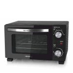 Horno Sobremesa Haeger Kiko 10L 45cm 800W Temporizador Puerta Doble Vidrio Negro