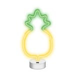 Forever Neon Led Su Un Supporto Ananas Giallo Verde